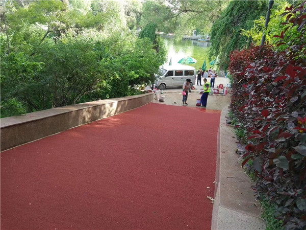 云阳彩色路面施工